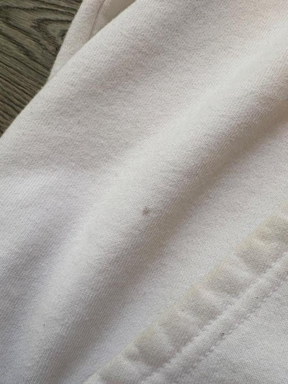 Stüssy White Skater Hoodie with Black Stüssy Logo (M) - Picture 7 of 8